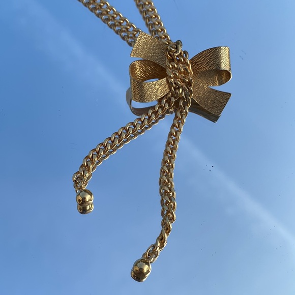 Vintage Park Lane Bow Necklace - Picture 5 of 6